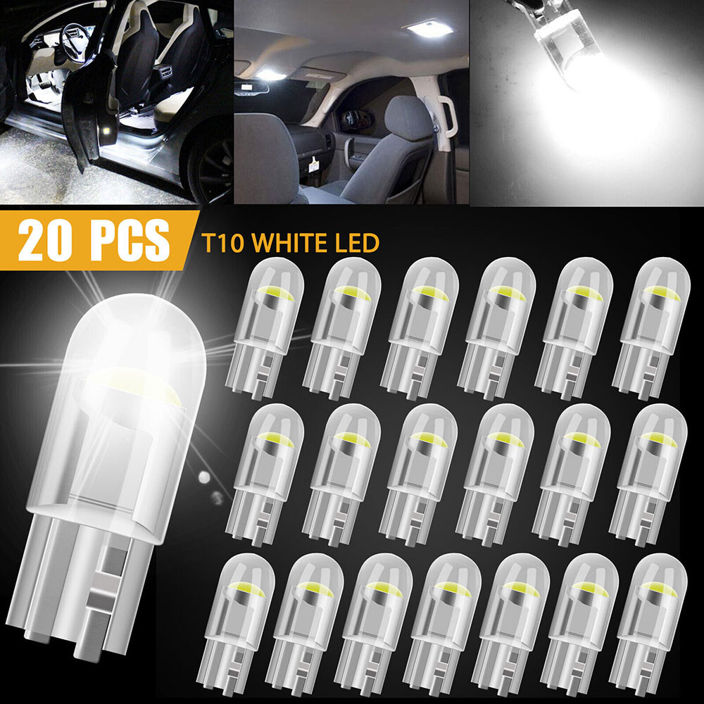 White T10 194 168 W5w 2825 Led Interior Map Dome License Plate