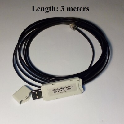 Losmandy Gemini 1 RJ9 USB PC cable 3m 