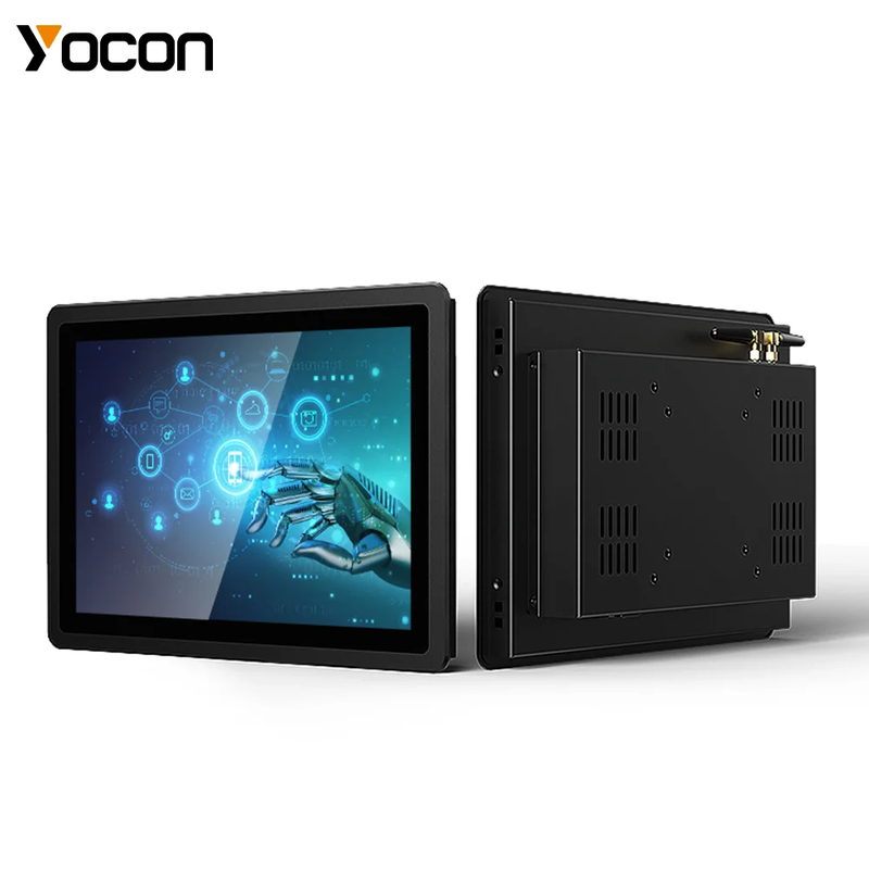 10.1 Fan Cooling Win OS Tablet PC Industrial Capacitive Touch Screen Monitor All