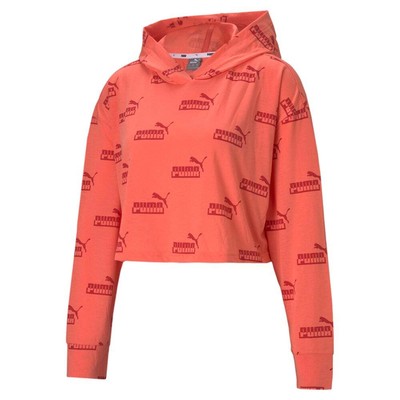 

Puma Amplified Легкий пуловер с капюшоном плюс женские розовые пальто Куртки Outerw, Розовый, Puma Amplified Lightweight Pullover Hoodie Plus
