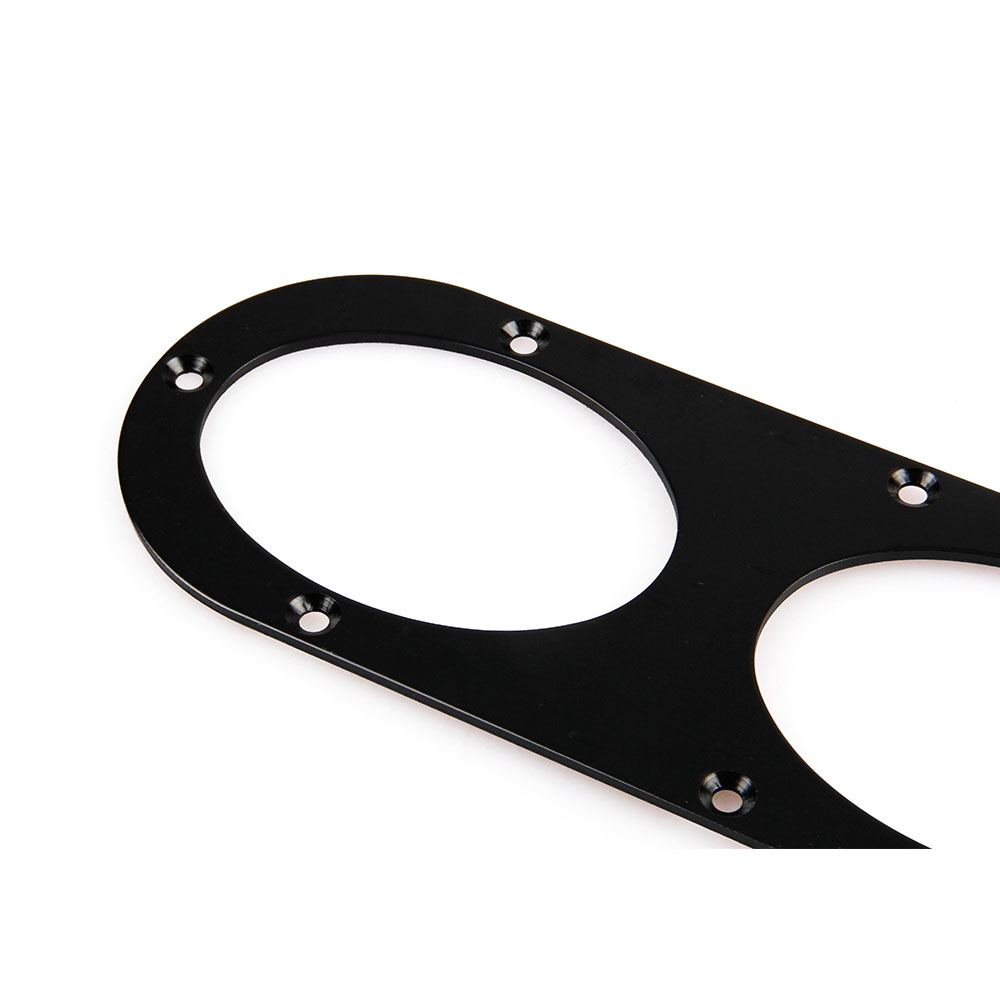 2PCS Black REAR BUMPER RACE AIR DIVERSION DIFFUSER Panel 