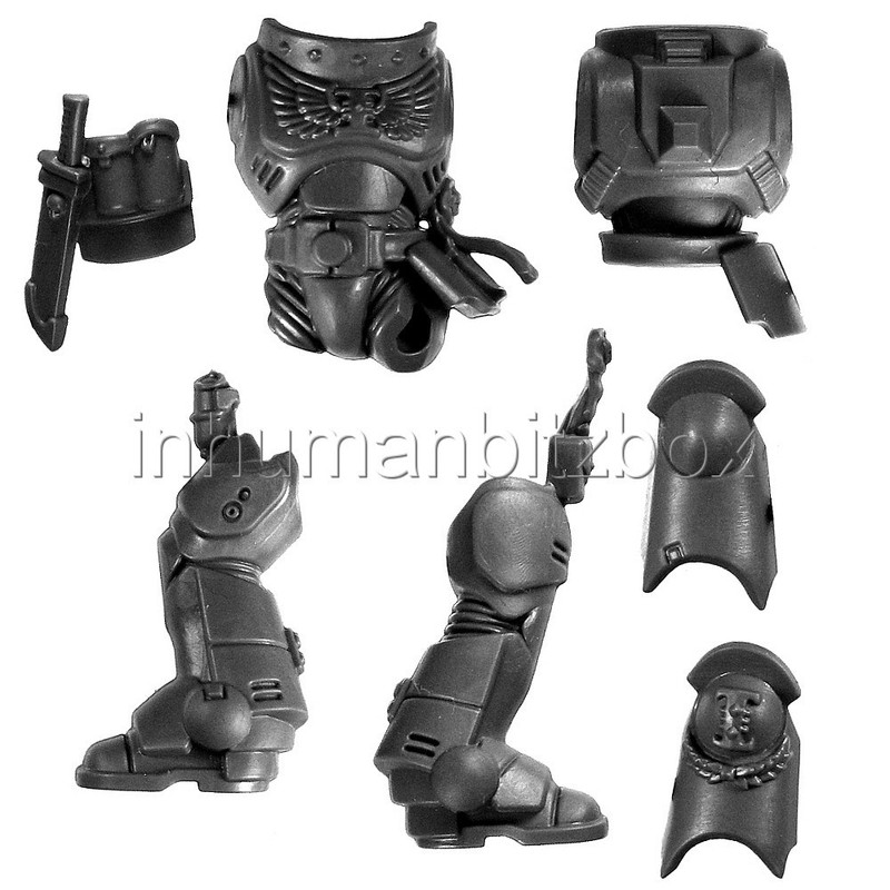 Spkt01 Corps Space Marine Primaris Deathwatch Warhammer 40,000 Bitz Bits 1Ã 7 (A)