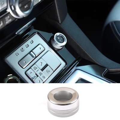 Chrome Silver Alloy Cigarette Lighter Ring Trim For Land Rover Discovery 4 10-16