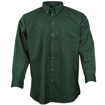 

Rivers End Ezcare Woven Long Sleeve Button Up Shirt Mens Green Casual Tops 735-, Зеленый, River's End Ezcare Woven Long Sleeve Button Up Shirt