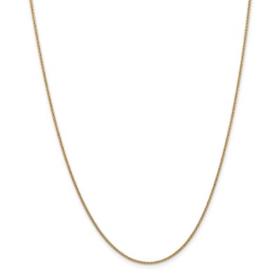 Pre-owned Superdealsforeverything Real 14kt Yellow Gold 1.4mm Cable Chain; 30 Inch; Lobster Clasp