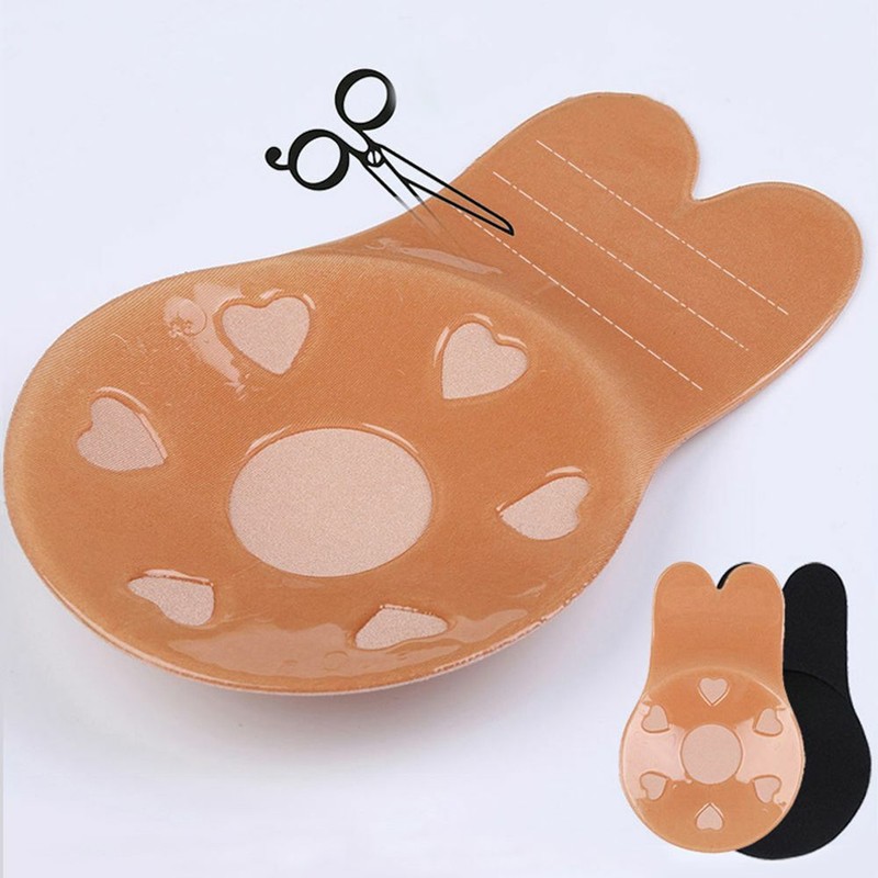 Invisible Adhesive Bra Breast Silicone Push Up Nipple Cover Strapless Tape Lift Invisible Adhesive Bra Breast Silicone Push Up Nipple Cover Strapless Tape Lift