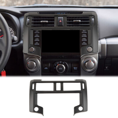 Center Console Navigation Panel Cover Trim Bezels for 4Runner 2020+ Matte Black