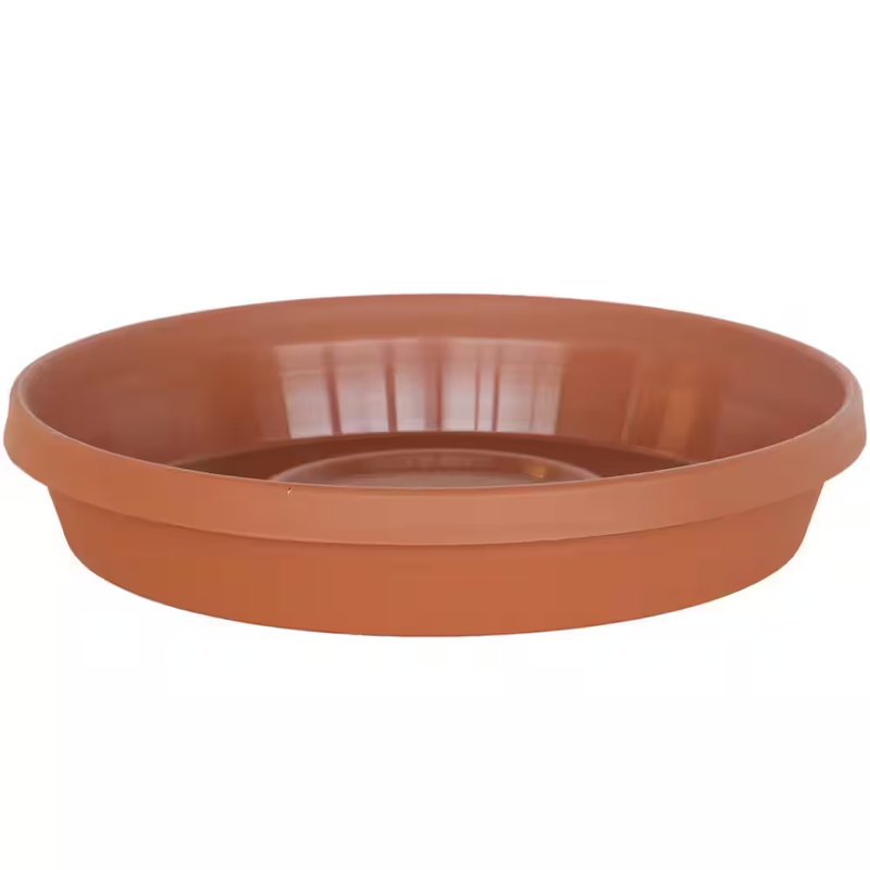 Plant Saucer Tray 15in Terra Cotta Pot Drip Tray Plastic Garden Indoor Outdoor