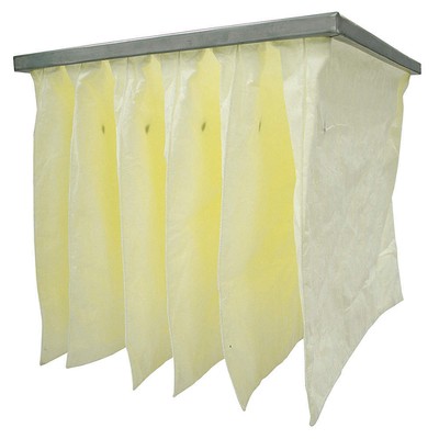 GRAINGER 2JVL1 Pocket Air Filter,20x20x22,MERV 11 2JVL1 PK 4