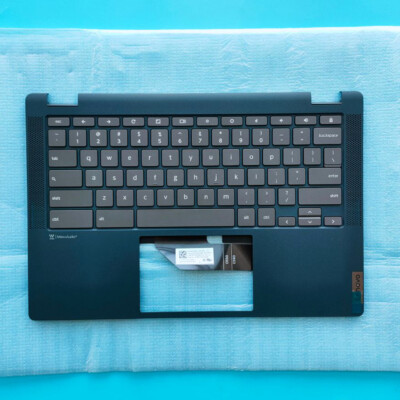 NEW For Lenovo Flex 5 Chromebook-13ITL6 Palmrest Keyboard Abyss Blue AP263000210