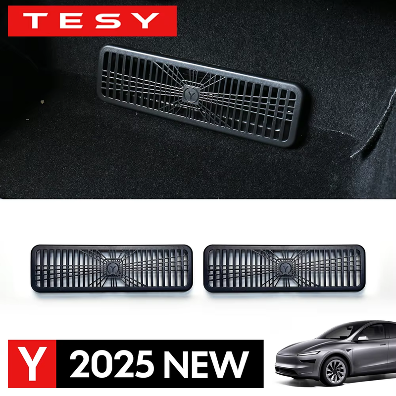 For Tesla Model Y Juniper 2025 Launch Under Seat Air Vent Protector Air Out let