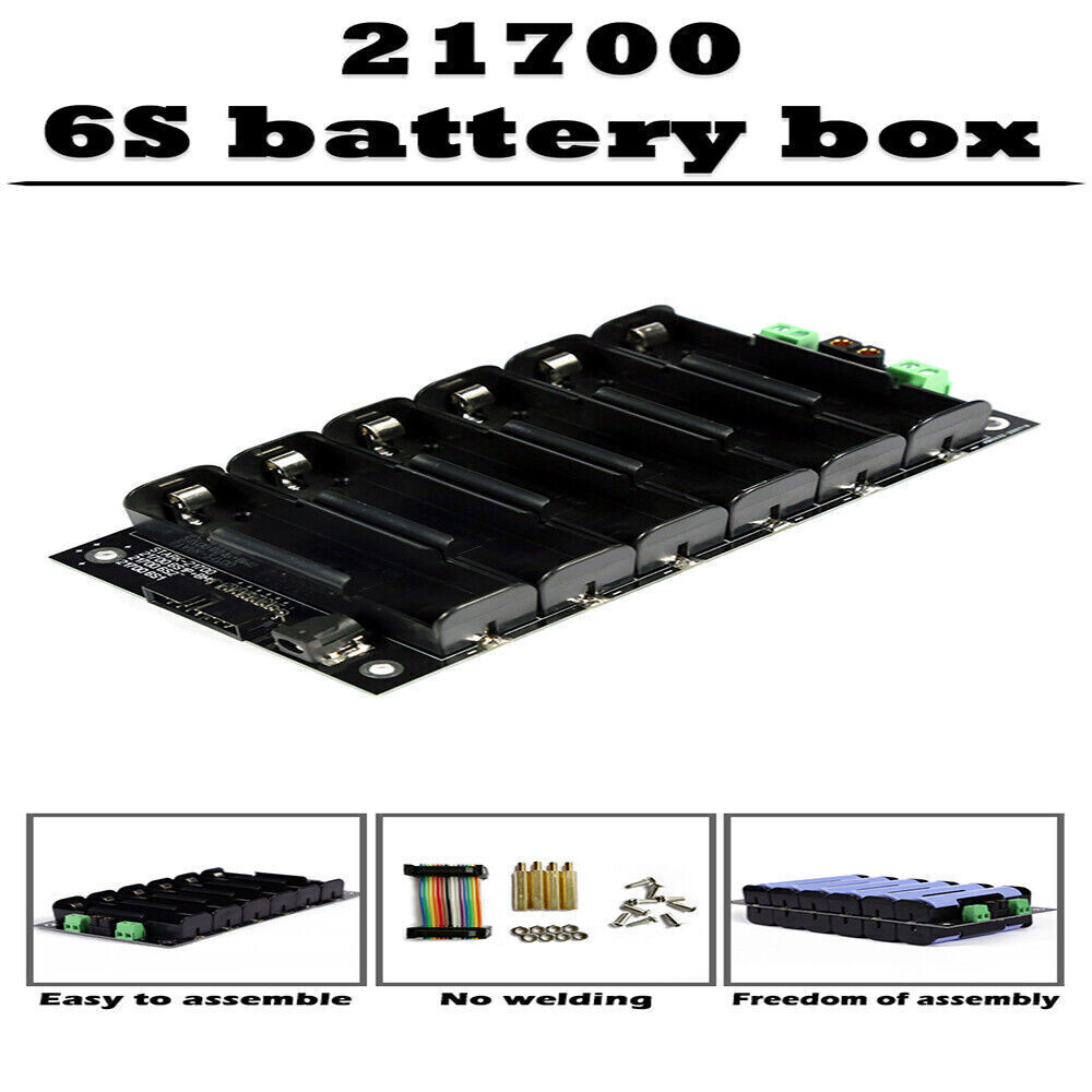 21700 6S Battery Holder with 40A BMS 21700 Power Wall Battery Box