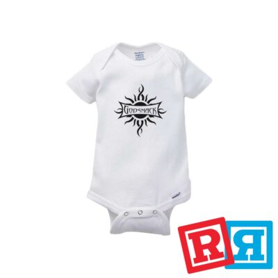 Godsmack Gerber Baby Onesie  Bodysuit Cotton Unisex White Short Sleeve