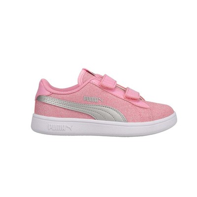 Puma Smash V2 Glitz Glam V Ps Slip On Youth Girls Розовые кроссовки Повседневная обувь 367