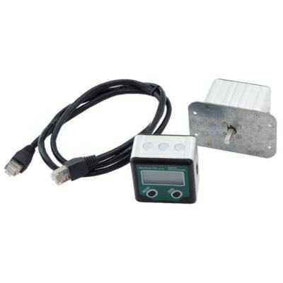 Remote Display Angle Sensor Encoder with Shaft for Rotary Table, Dividing Head