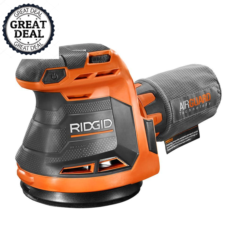 18V Cordless Random Orbit Sander15" Durable Wood Surface Sanding Power Hand Tool
