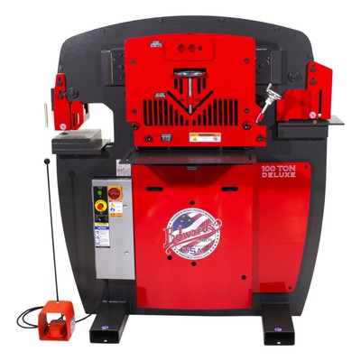 Edwards 380V 3PH 100T DLX Ironworker w/ Hyd. IW100DX-3P380-AC New