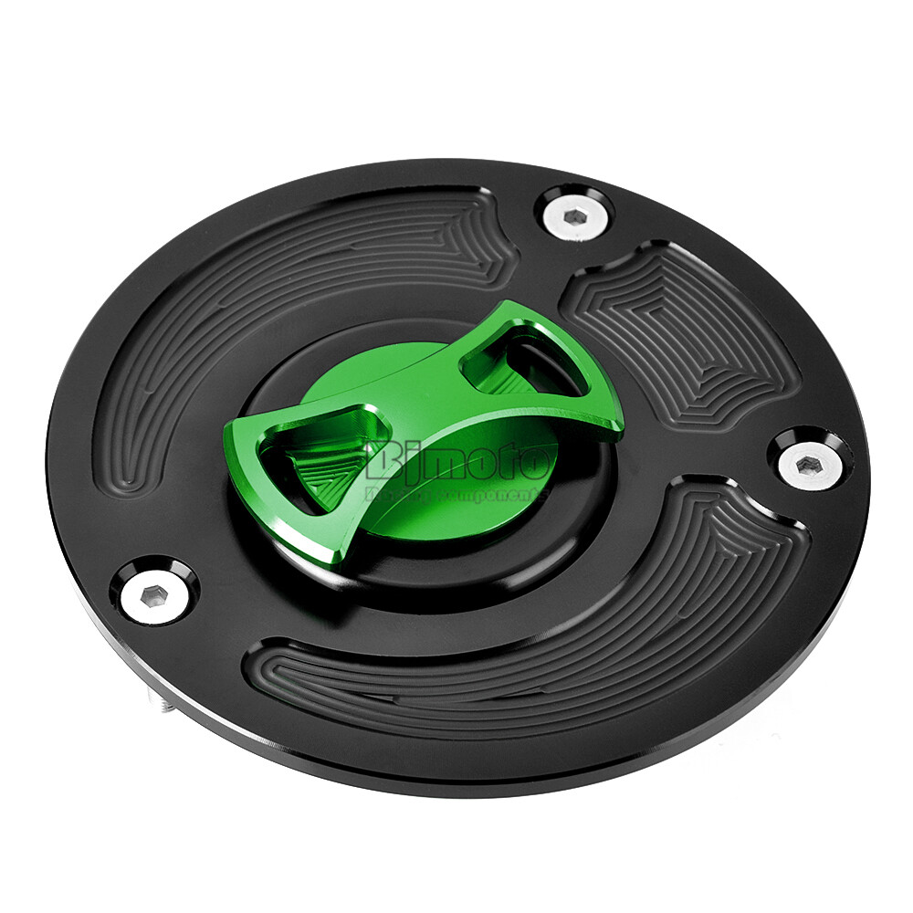 Fuel Gas Tank Cap Cover For Kawasaki Ninja ZX-6R ZX-10R ...