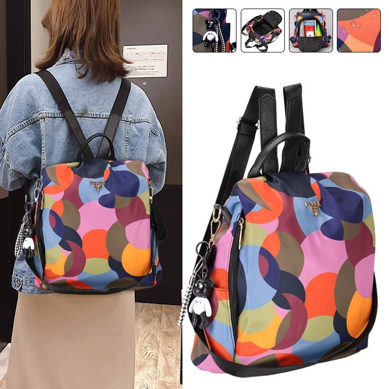 Damen Rucksack Handtasche Umhängetasche Schultertasche Anti Diebstahl Bag DE