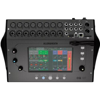 ALLEN & HEATH CQ18T 18 Channel Digital Live Recording FX Mixer 7'' Touchscreen