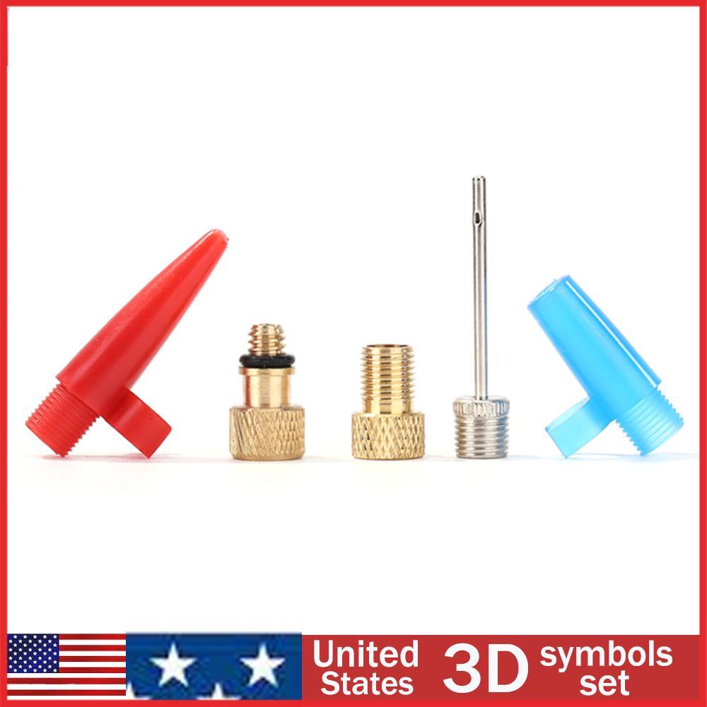 5pcs/set Bicycle Tire Inflate Schrader Presta Valve Needle
