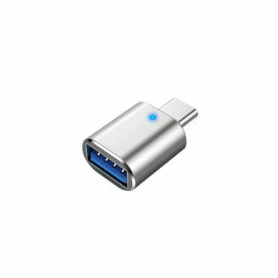 LED USB-C 3.1 Male to USB A Female Adapter Converter OTG Type C Android Phone