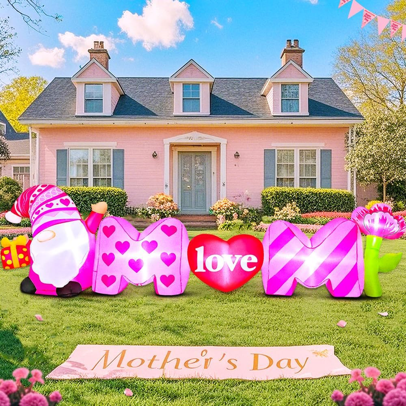 8FT Mother'S Day Inflatable Outdoor Decoration, Mother'S Day Decorations Outdoor