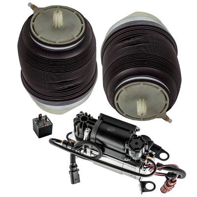 2x arriere pneumatique suspension + Air Pompe pour Audi A6 4F C6 4F0616001J