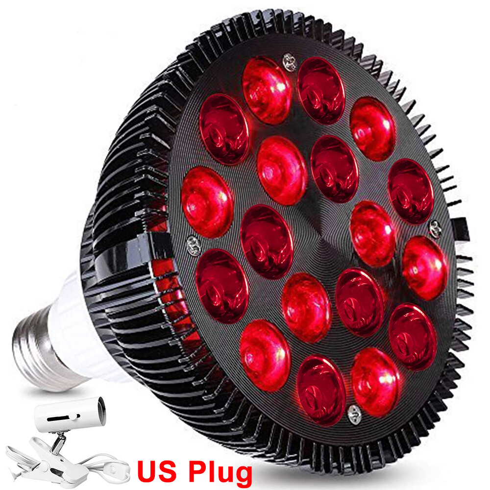 18W 54W LED Infrared Red Light Device Heating Skin Pain Relief Therapy Lamp Bulb