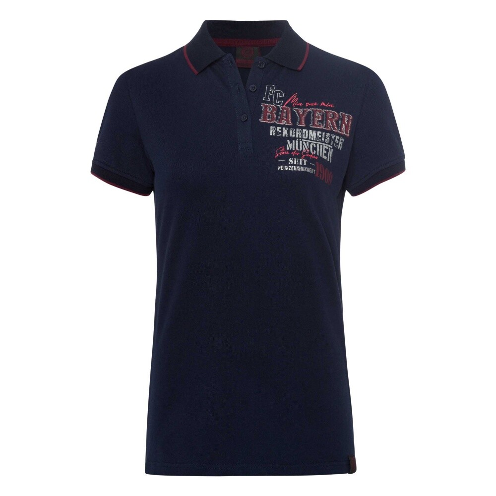 FC Bayern München Damen Poloshirt navy Rekordmeister Gr. XS Polo Shirt FCB