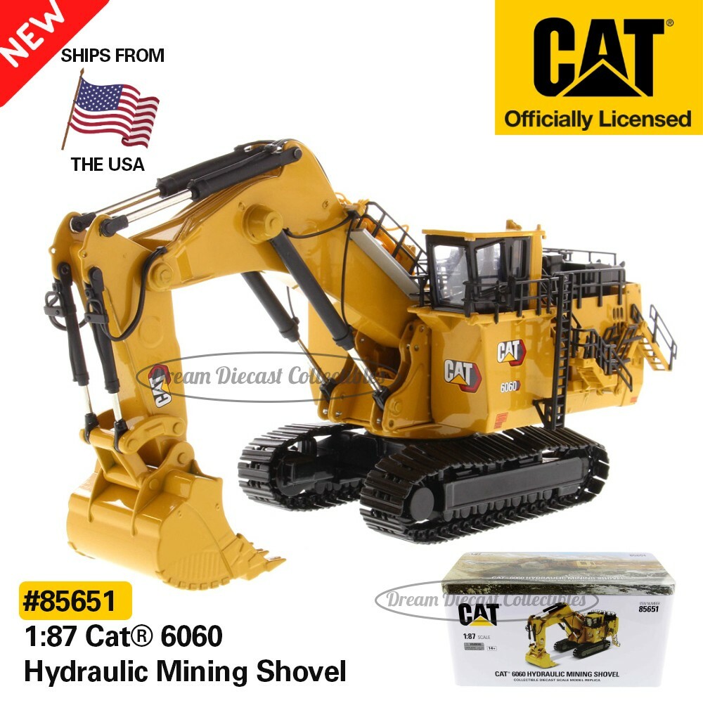 模型製作用品 CAT 6060 Hydraulic Mining Shovel 1/87 1:87 Cat® 6060 Hydraulic Mining Shovel High Line, 85651