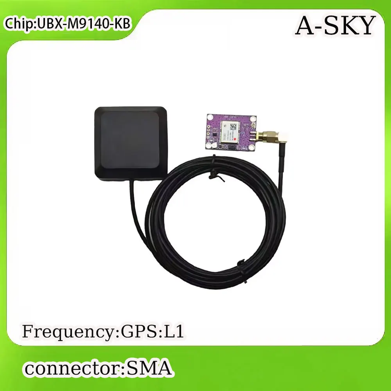 GNSS Antenna & M9140 RTK Module Kit sma elbow connector GPS/BeiDou/Galileo Multi