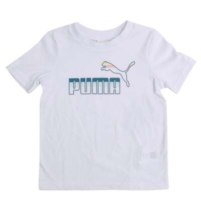 

Puma 2 Piece Set T-Shirt + Shorts Toddler Boys White Athletic Casual 858115-01, Белый, Puma 2 Piece Set T-Shirt + Shorts Toddler