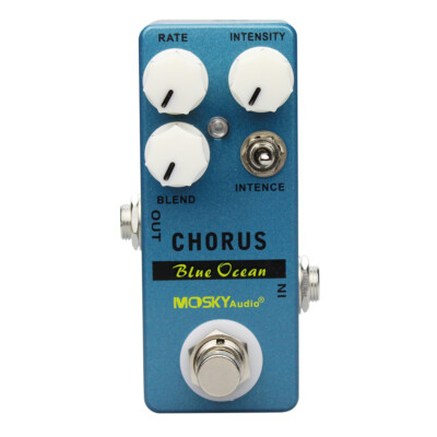 Micro Blue Ocean Chorus Guitar Effects Pedal Upgraded on Boss CE-2 True bypass 