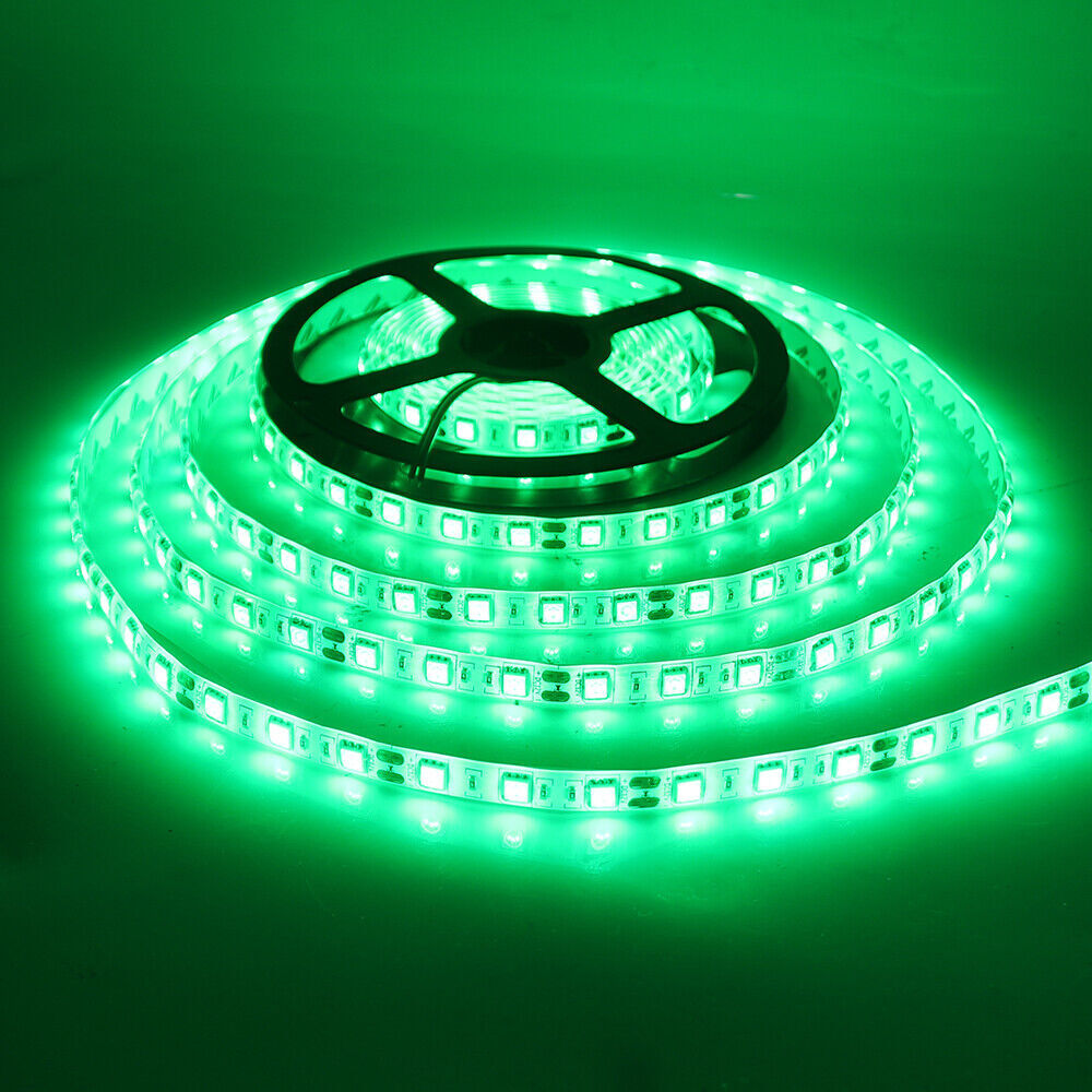 16ft LED Strip Lights 5M SMD RGB 5050 Waterproof Tape Lamp Indoor Outdoor Use US