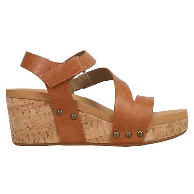 

Женские коричневые повседневные сандалии Corkys Spring Fling Wedge 30-5396-COGN, Коричневый, Corkys Spring Fling Wedge