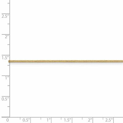 Pre-owned Superdealsforeverything Real 14kt Yellow Gold 1mm Round Snake Chain; 24 Inch; Lobster Clasp