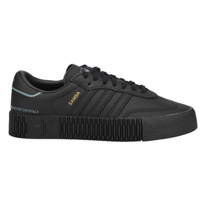 

Adidas Sambarose Swarovski Crystals Platform Womens Size  M Sneakers Casual Sh, Черный, adidas Sambarose Swarovski Crystals Platform