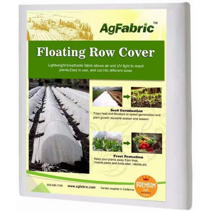 Plant Row Cover and Frost Blanket 14 ft x 50 ft for Garden Seed Germination