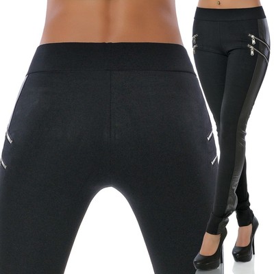 DAMEN STRETCH HOSE Stoffhose Treggings Jeggings Leggins DAMEN STRETCH HOSE Stoffhose Treggings Jeggings Leggins