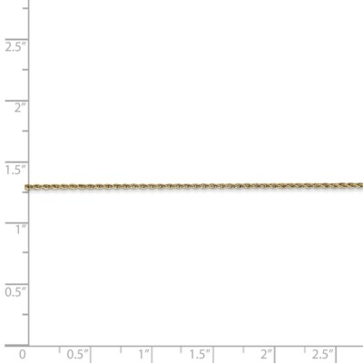 Pre-owned Superdealsforeverything Real 14kt Yellow Gold 24 Inch 1mm Round Parisian Wheat With Lobster Clasp Chain