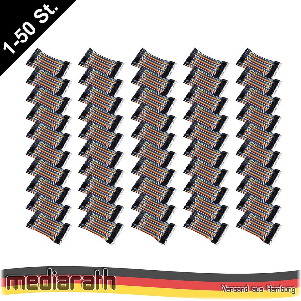 40 Pin Dupont Jumper Kabel 10cm Male-Female M-F 2,54 mm Breadboard Arduino