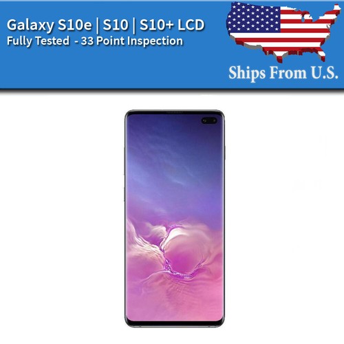 Samsung Galaxy: S10E | S10 | S10 Plus LCD Replacement Screen Digitizer Frame (A)