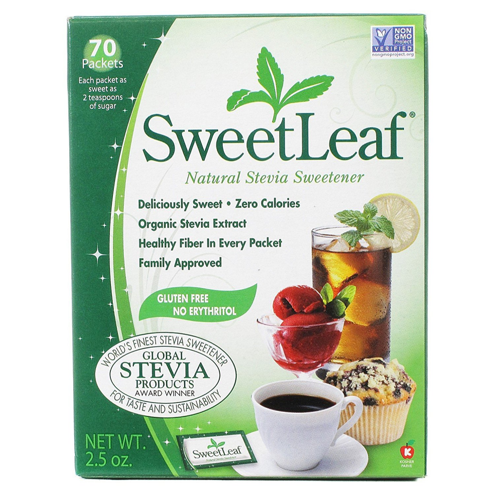Stevia Sweetener, 70 Count, SweetLeaf Natural, No calories or carbs | eBay