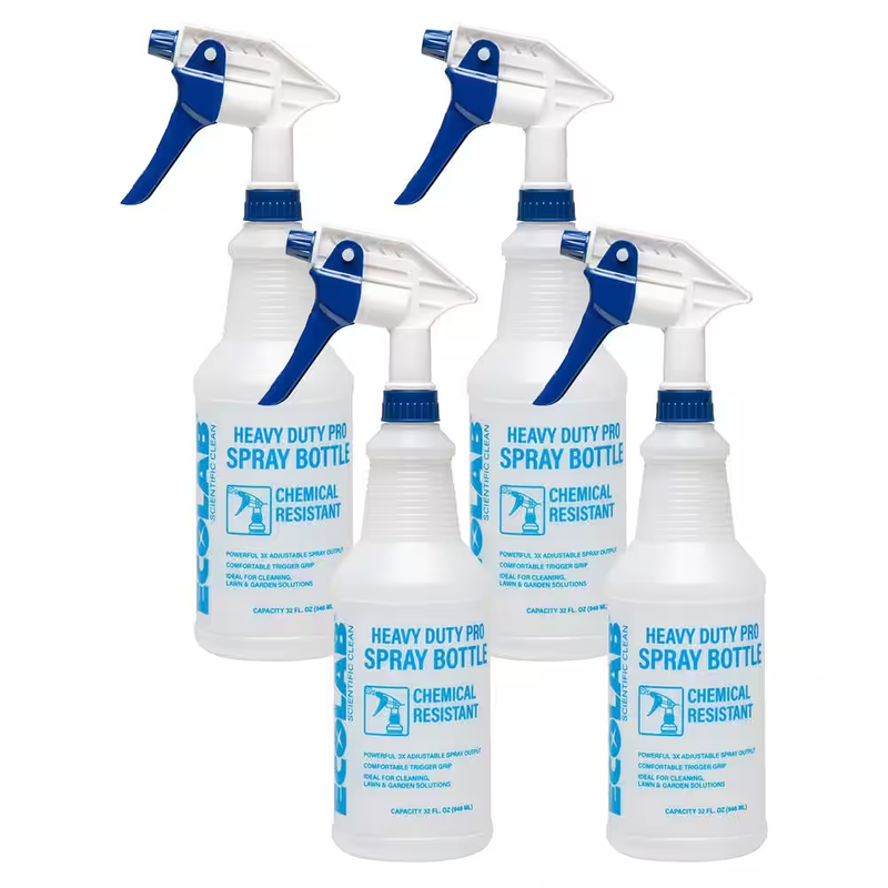 32oz Spray Bottle Professional Stain Cleaner Remover Adjustable Water Nozzle
