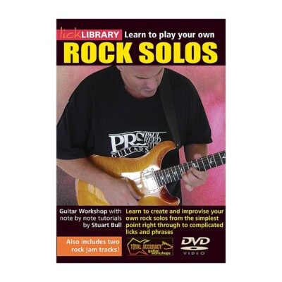 Learn to Play Your Own Rock Solos Lick Library Series DVD