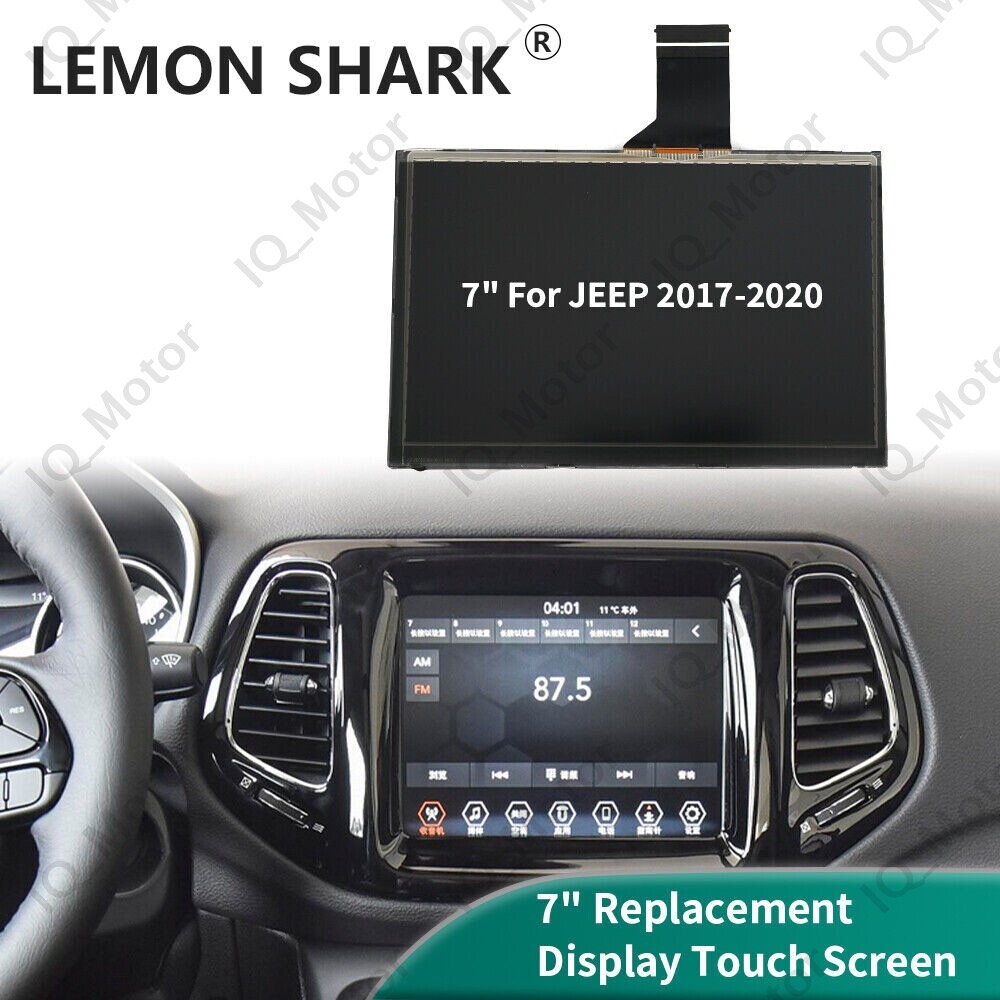 7" LCD Display Touch Screen For 2019-2020 Jeep Compass Car R