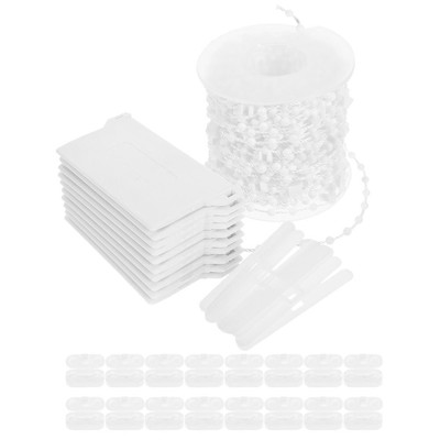  1 Set Vertical Blinds Curtain Accessories Bottom Chain and Weights Connectors