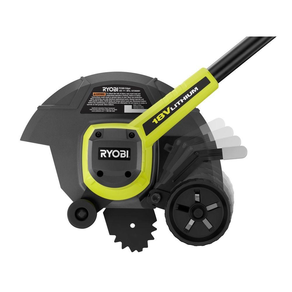 NEW Lawn Edger Electric Ryobi Cordless Trimmer Battery Lith-ion (Tool Only)