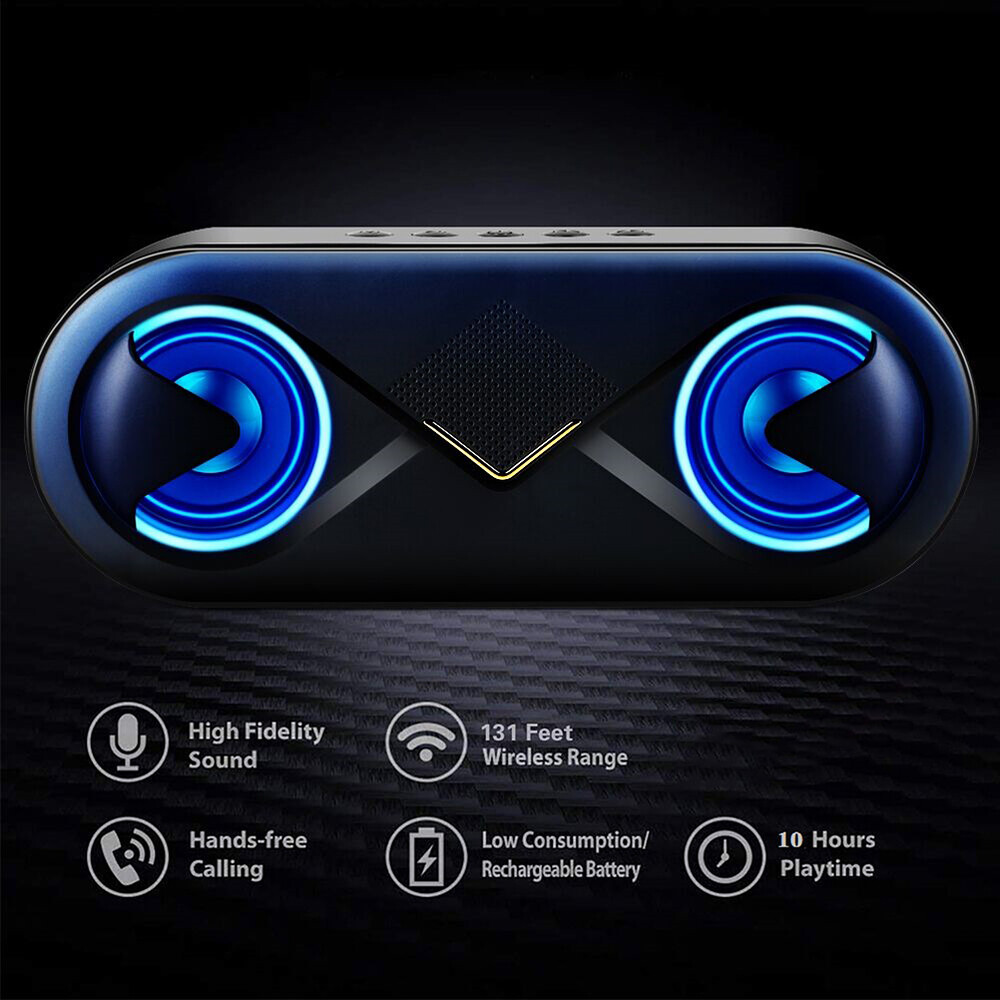 Tragbarer Bluetooth Lautsprecher Soundbox Soundstation Musikbox Mp3 Tf Aux Usb Ebay